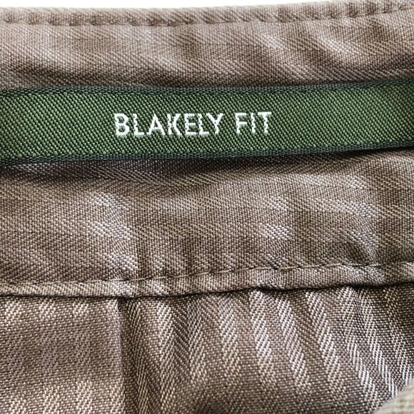Eddie Bauer Blakeley Ankle Zip Pants Sz 14 Brown - Picture 8 of 10